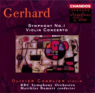 Composer Classical/Gernard： Sym.1 Violin Concerto： Charlier(Vn)bamert / Bbc. so
