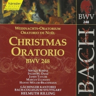 Weihnachts-Oratorium : Helmuth Rilling / Stuttgart Bach Collegium, Stuttgart Gachinger Kantorei (1999-2000)(3CD)