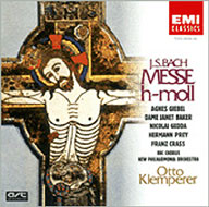 Mass In B Minor: Klemperer / Npo Giebel J.baker Gedda Prey Crass