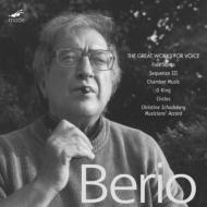 ベリオ、 ルチアーノ（1925-2003）/The Great Works For Voice： Berberian(S) Etc