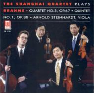 ブラームス（1833-1897）/String Quartet.3 String Quintet.1： Shanghai. q Steinhardt(Va)