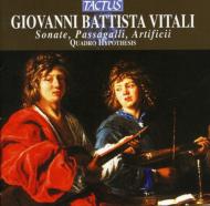 ヴィターリ、ジョバンニ・バティスタ（1632-1692）/Sonatas Passagalli Artificii： Quadro Hypothesis