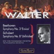 Beethoven / Schubert/Sym.3 / .8 Walter / Philadelphia. o('49 / '47)