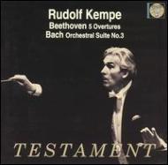 Bach J. S. / Beethoven/Orch. suite.3 / Overtures： R. kempe / Bpo