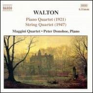 ウォルトン、ウィリアム（1902-1983）/String Quartet Piano Quartet： Donohoe(P)maggini. q