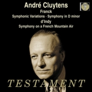 Franck / D'indy/Sym. Symphonic Variations / Sym.1 Ciccolini Cluytens / French National. o