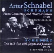 Schumann / Schubert/Piano Concertos / Piano Trio.1 Schnabel. monteux / Nyp. szigeti Fournier