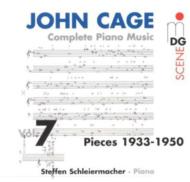 ジョン・ケージ ピアノ作品全集 シュライヤーマッハー（18CD