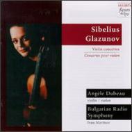 Sibelius / Glazunov/Violin Concertos： Dubeau / Marinov / Bu