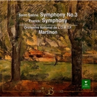 サン＝サーンス：交響曲第３番『オルガン付き』、フランク：交響曲ニ短調　マルティノン＆フランス国立放送管