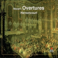 モーツァルト（1756-1791）/Overtures： Harnoncourt / / Concertgebouw. o Cmw Zurich Opera. o
