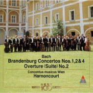 ブランデンブルク協奏曲第１番、第２番、第４番、管弦楽組曲第２番