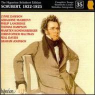 塼٥ȡ1797-1828/Complete Songs Vol.35 1822-1825 L. dawson Langridge Hampson Etc