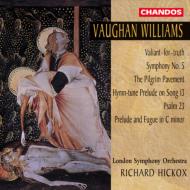 ヴォーン・ウィリアムズ（1872-1958）/Sym.5 Choral Works Etc： Hickox / Lso