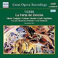 ヴェルディ（1813-1901）/La Forza Del Destino： Marinuzzi / E. i.a. r.o ＆ Cho