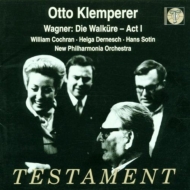 ワーグナー（1813-1883）/Die Walkure(Act.1)： Klemperer / Npo Dernesch(S)etc