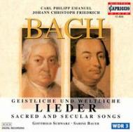C. P. E. Bach / J. C. F. Bach/Sacred And Secular Songs Schwarz(Bs)bauer(Fp)