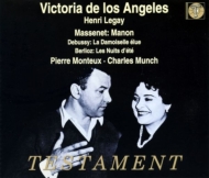 マスネ（1842-1912）/Manon： Monteux / Paris Opera-comique. o De Los Angeles