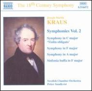 クラウス、ヨーゼフ・マルティン（1756-1792）/Symphonies Vol.2： Sundqvist / Swedish Co