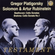 ١ȡ1770-1827/Comp. cello Sonatas Piatigorsky / Solomon Rubinstein