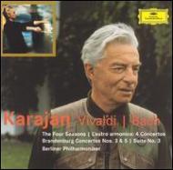 Vivaldi / J. S. Bach/Four Seasons / Brandenburg Concerto.3 5 Orch. suite.3 Etc： Karajan / Bpo