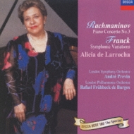 Rachmaninov / Franck/Piano Concerto.3 / Symphonic Variations Larrocha(P)