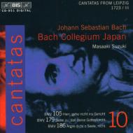 Хåϡ1685-1750/Cantata.105 179 186 ڲsuzuki / Bach Collegium Japan Vol.10