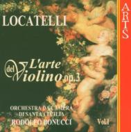 ロカテッリ（1695-1764）/L'arte Del Violino Op.3 1-3： Bonucci(Vn)da Camera Di Santa Cecilia