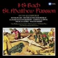 Matthaus-Passion : Klemperer / Philharmonia, F-Dieskau, Schwarzkopf, etc (3CD)