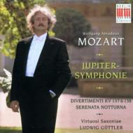 ⡼ĥȡ1756-1791/Sym.41 Divertimento K.137 138 Serenade.6 Guttler / Virtuosi Saxoniae