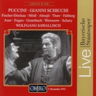 Gianni Schicchi(German): Sawallisch / Bavarian State Opeta, Fischer-Dieskau, Modl, etc (1973 Stereo)