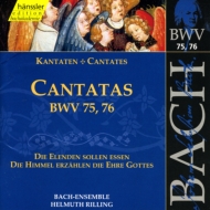Cantatas Nos.75, 76 : Helmuth Rilling / Stuttgart Bach Collegium, Stuttgart Gachinger Kantorei