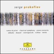Sym.1, 5: Abbado / Coe, Maazel / Cleveland.o +vn.concerto, P.concerto3, Etc