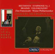 Violin Concerto / Sym.2: Francescatti(Vn)mitropoulos / Vpo Salzburg