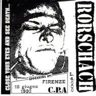 Rorschach/Live In Italy 6 / 18 / 92