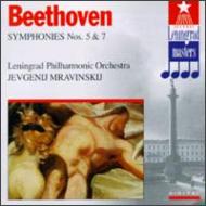 (CD)Sym.5, 7: Mravinsky / Leningrad.po／Beethoven ベートーヴェン Sym.6: Mravinsky / Leningrad.po : ベートーヴェン（1770-1827