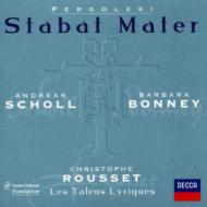 ペルゴレージ (1710-1736)/Stabat Mater Etc： Rousset / Les Talens Lyriques Scholl Bonney