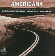 Thompson / Carter / Shiffrin/Americana-choral Works： Michigan Chamber Choir