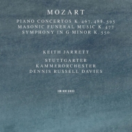 ⡼ĥȡ1756-1791/Piano Concerto 21 23 27 Sym 40  Keith Jarrett(P) D. r.davies / Stuttgart Co