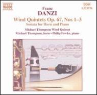 ĥ1763-1826/Wind Quintets.1 3 Horn Sonata Thompson Wind Quintet Thompson(Hrn)