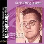 祹1906-1975/String Quartet.7 9 12 Rubio Q