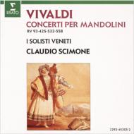ǥ1678-1741/Concertos For Mandolin Orlandi(Mand) Scimone / I Solisti Veneti
