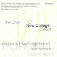 パーセル（1659-1695）/Sacred Music： Higginbottom / Thechoir Of New College Oxford