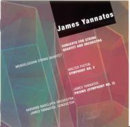 Yannatos James (1929-2011)/String Quartet Concerto Sym.3 Mendelssohn Q Yannatos / Harvard-radcli