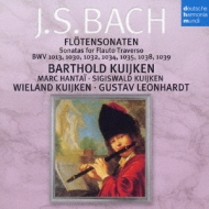 Хåϡ1685-1750/Flute Sonatas B. kuijken(Fl) W. kuijken(Gamb) Leonhardt(Cemb)