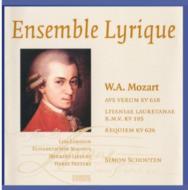 ⡼ĥȡ1756-1791/Requiem Etc Schouten / Ensemblelyrique Larsson Magnus Lippert Peeters