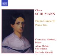 塼ޥ󡢥1819-1896/Piano Concerto Piano Trio Nicolosi(P) Rinaldi / Alma Mahler Sinfonietta