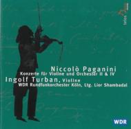 Violin Concerto.2, 4: Turban(Vn)Schambadal / Cologne Rso