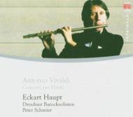 ヴィヴァルディ（1678-1741）/Flute Concertos： Haupt(Fl) Schreier / Dredener Barocksolisten