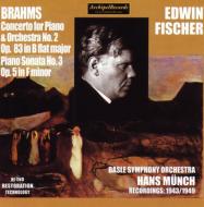 ֥顼ॹ1833-1897/Piano Concerto.2 E. fischer(P) H. munch / Basel So +sonata.1